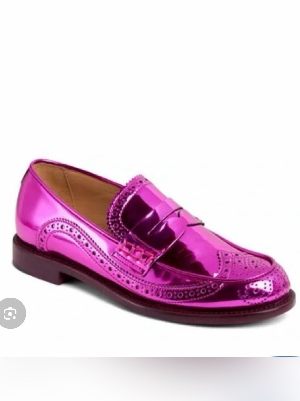 The Office of Angela Scott Ms Charlotte Magenta Loafers Pink Loafers NIB